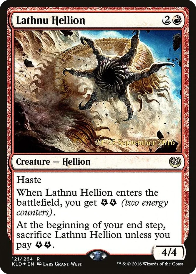 0121 Lathnu Hellion R Prerelease Cards