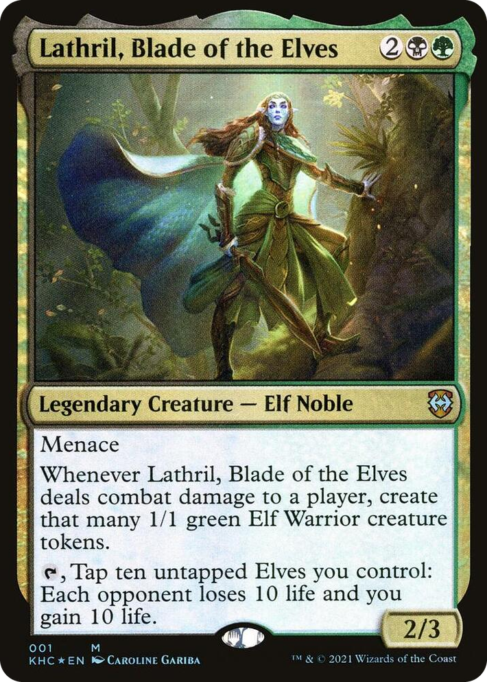 0001 Lathril, Blade of the Elves M Commander: Kaldheim