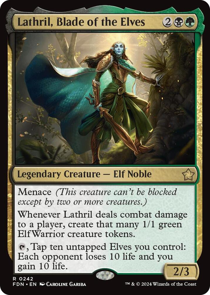 0242 Lathril, Blade of the Elves R Foundations