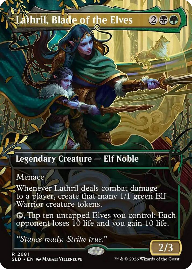 2681 Lathril, Blade of the Elves R Secret Lair Drop Series