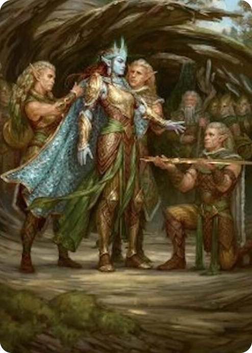 Lathril, Blade of the Elves Art Card (48/54) #48 S - Art Series: Foundations Pokemon card