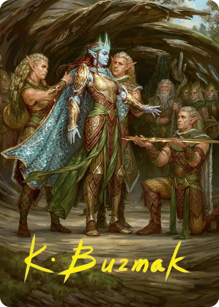 Lathril, Blade of the Elves Art Card (48/54) (Gold-Stamped Signature) #48 S - Art Series: Foundations Pokemon card