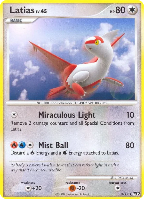 0003 Latias Rare POP Series 7