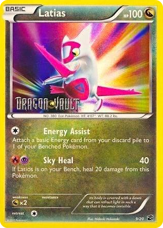 0009 Latias - 9/20 (Dragon Vault) Promo Blister Exclusives