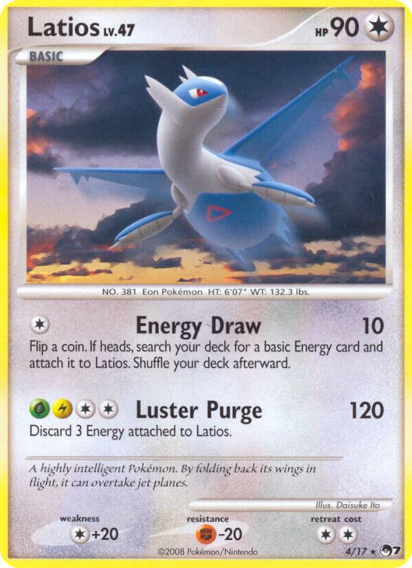 0004 Latios Rare POP Series 7