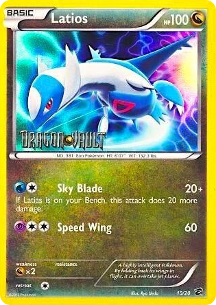 0010 Latios - 10/20 (Dragon Vault) Promo Blister Exclusives