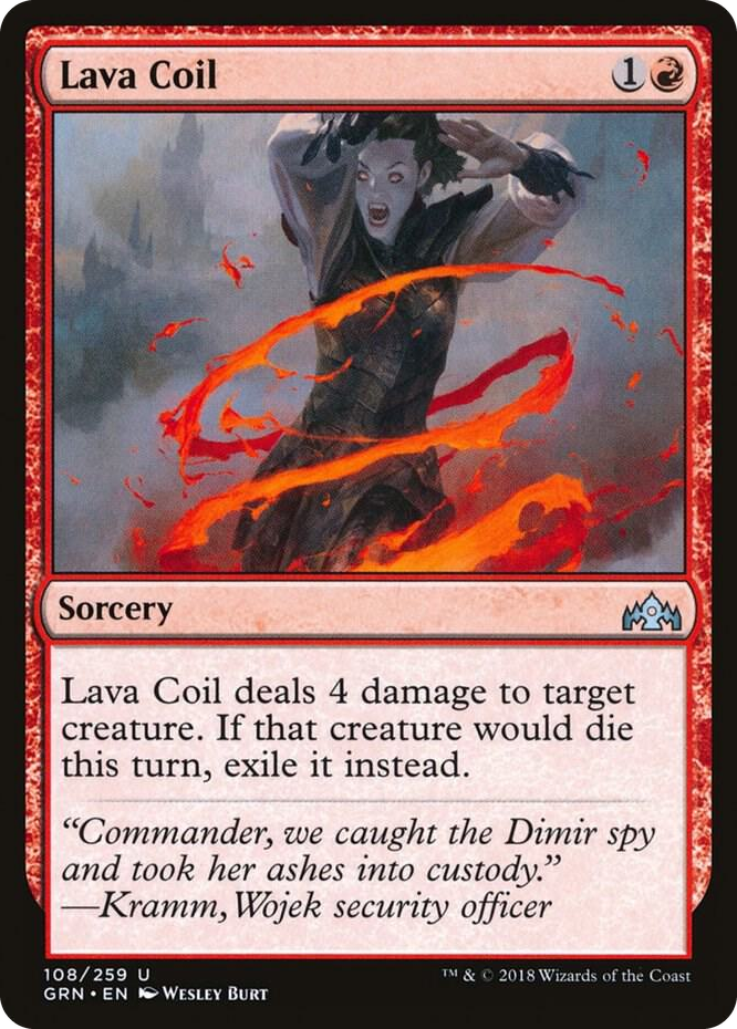 0108 Lava Coil U Guilds of Ravnica