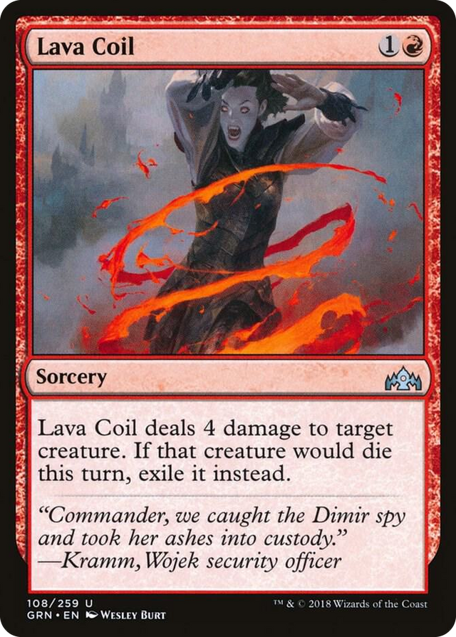 0108 Lava Coil U Guilds of Ravnica