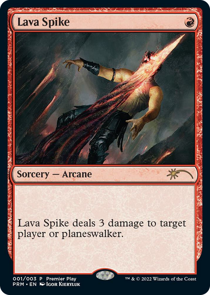 Lava Spike #1 P - Pro Tour Promos Pokemon card