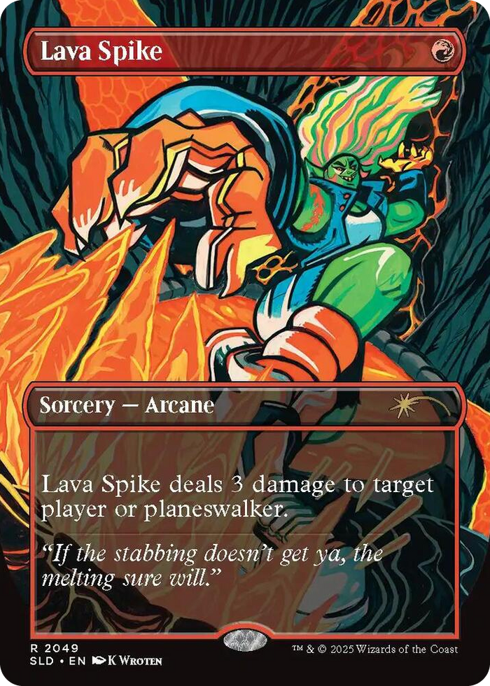 Lava Spike (2049) #2049 R - Secret Lair Drop Series Pokemon card