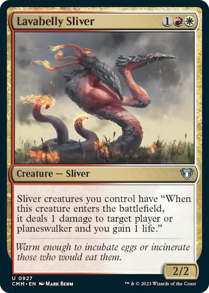 0927 Lavabelly Sliver U Commander Masters