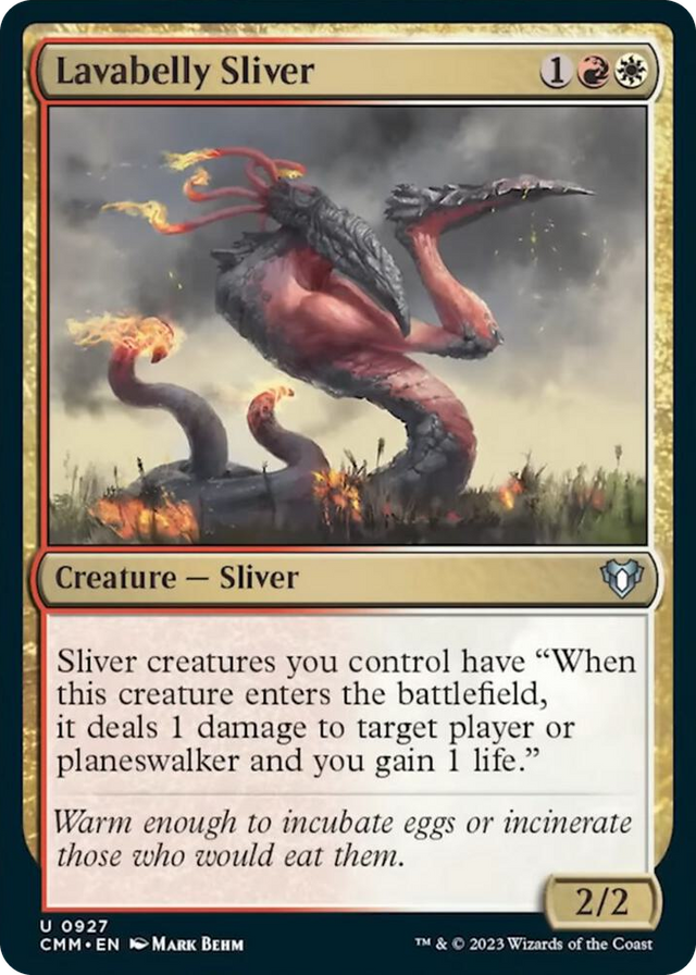 0927 Lavabelly Sliver U Commander Masters