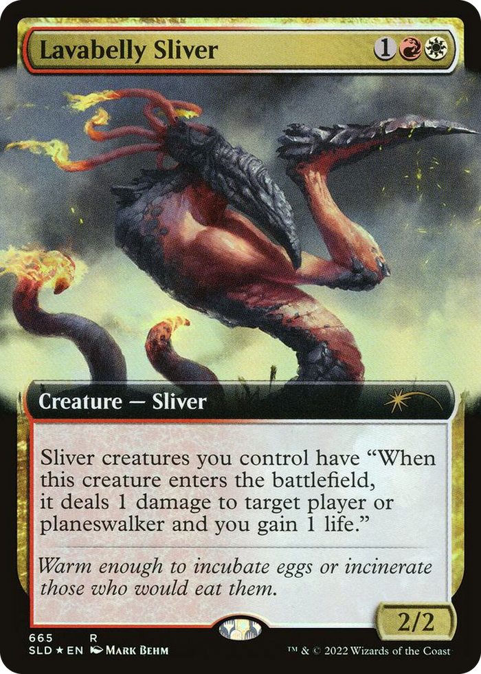 Lavabelly Sliver (Extended Art) #665 R - Secret Lair Drop Series Pokemon card
