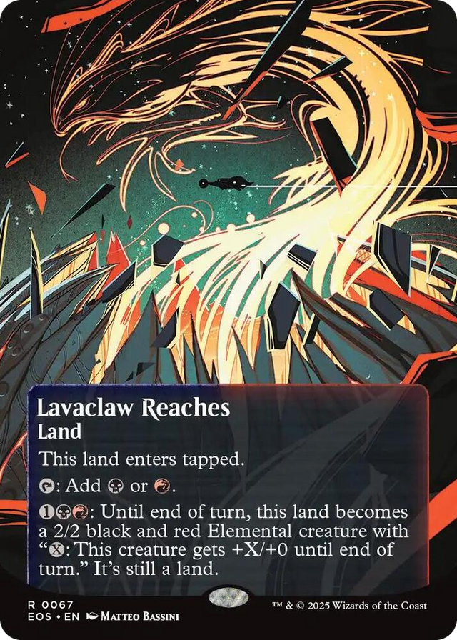 0067 Lavaclaw Reaches (0067) (Borderless) R Edge of Eternities: Stellar Sights