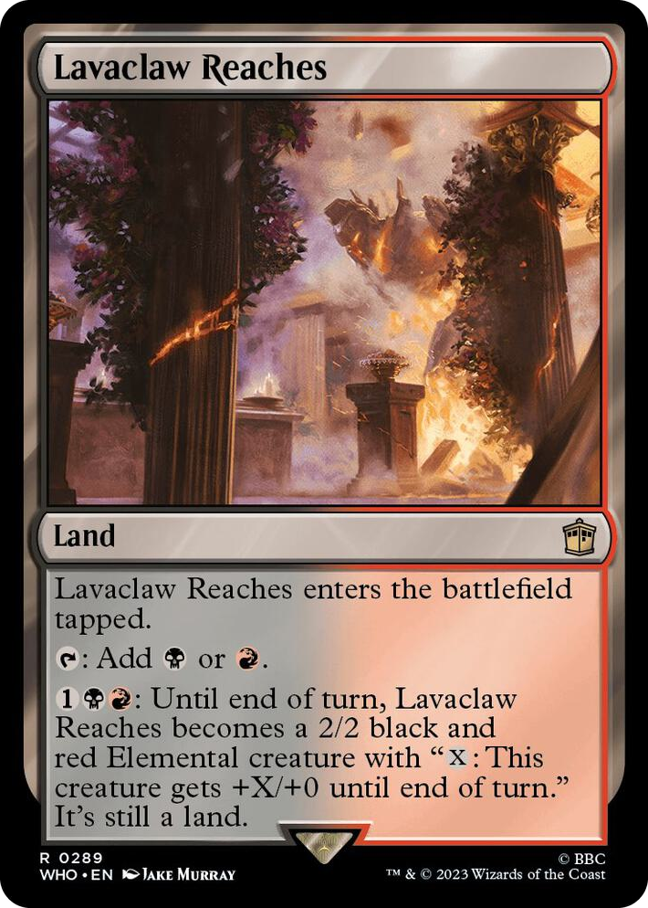 0289 Lavaclaw Reaches R Universes Beyond: Doctor Who