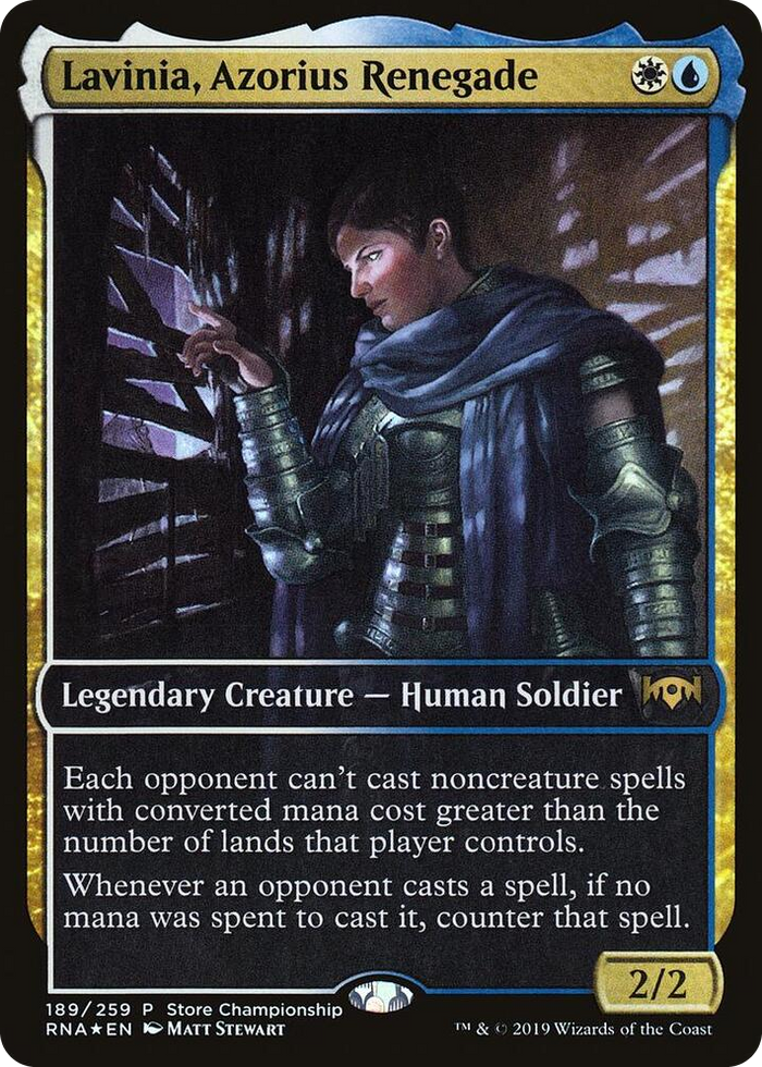 Lavinia, Azorius Renegade #189 P - Game Day & Store Championship Promos Pokemon card