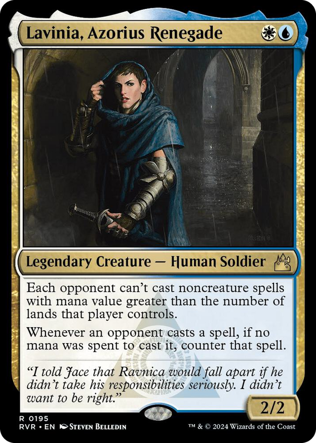 0195 Lavinia, Azorius Renegade R Ravnica Remastered