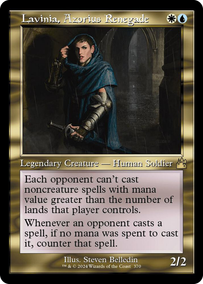 Lavinia, Azorius Renegade (Retro Frame) #370 R - Ravnica Remastered Pokemon card