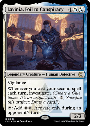 0036 Lavinia, Foil to Conspiracy R Ravnica: Clue Edition