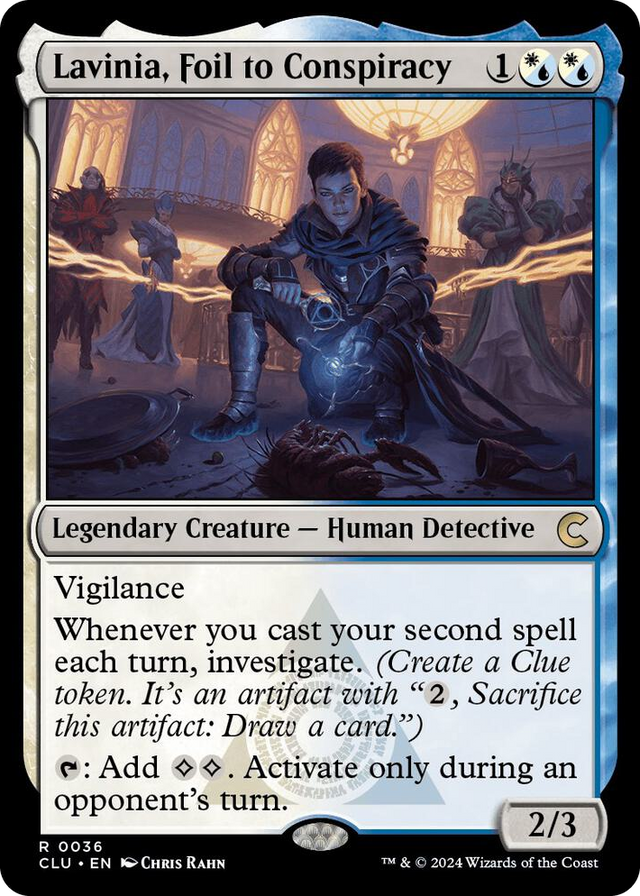 0036 Lavinia, Foil to Conspiracy R Ravnica: Clue Edition