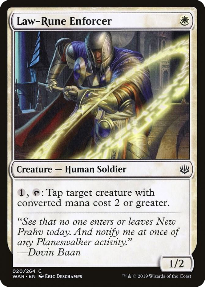 0020 Law-Rune Enforcer C War of the Spark