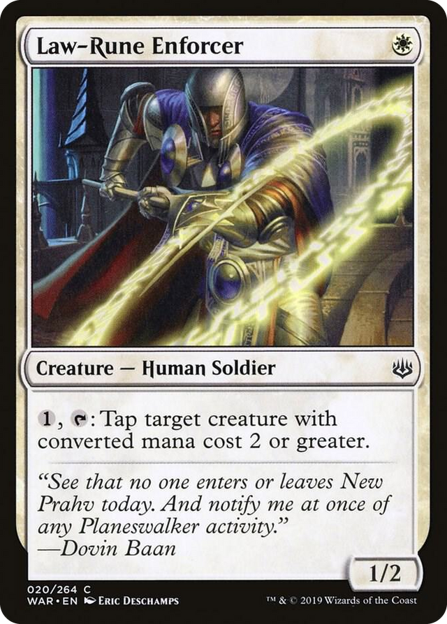 0020 Law-Rune Enforcer C War of the Spark
