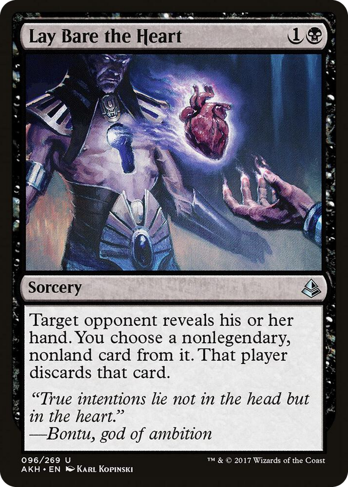 Lay Bare the Heart #96 U - Amonkhet Pokemon card