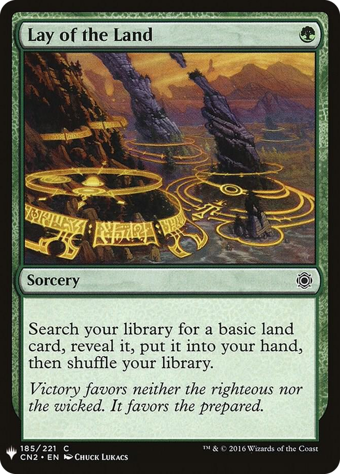 Lay of the Land #185 C - The List Reprints Pokemon card