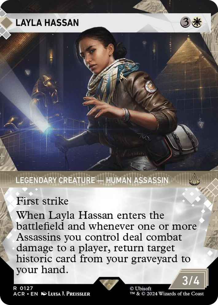 0127 Layla Hassan (Showcase) R Universes Beyond: Assassin's Creed