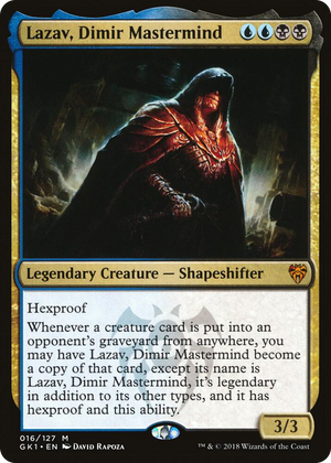 0016 Lazav, Dimir Mastermind M Guilds of Ravnica: Guild Kits