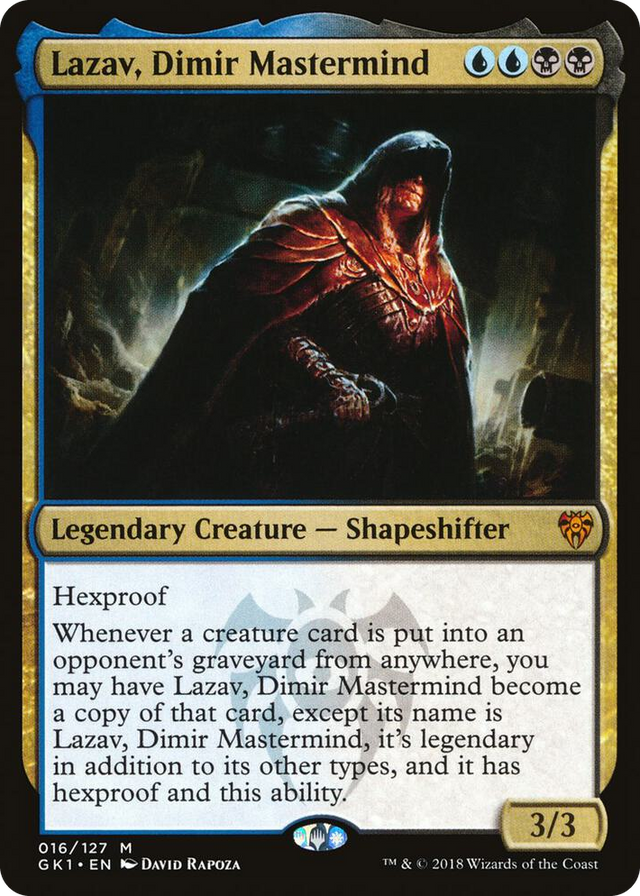 0016 Lazav, Dimir Mastermind M Guilds of Ravnica: Guild Kits