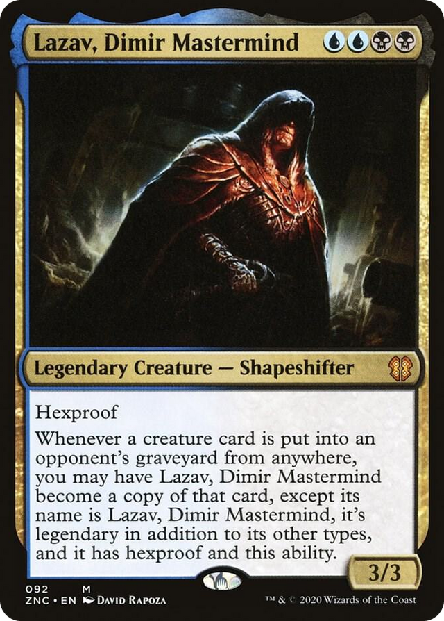 0092 Lazav, Dimir Mastermind M Commander: Zendikar Rising