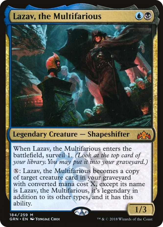 0184 Lazav, the Multifarious M Guilds of Ravnica