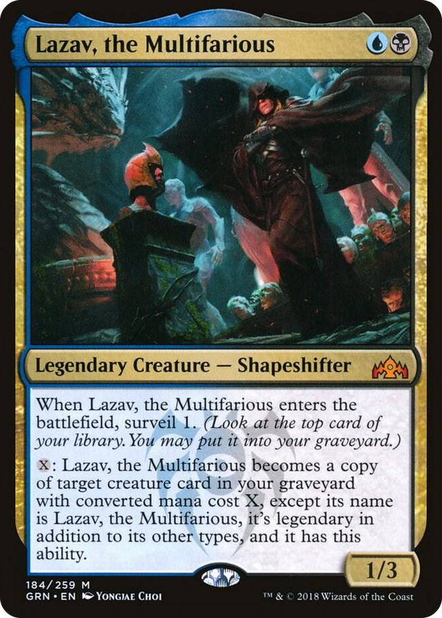 0184 Lazav, the Multifarious M Guilds of Ravnica
