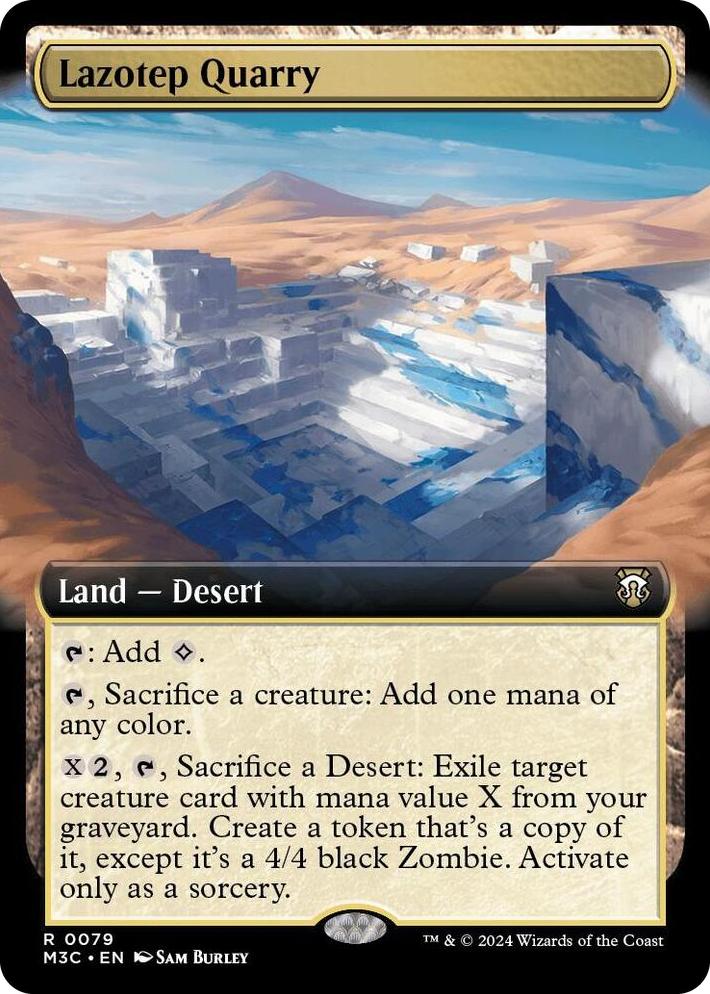 0079 Lazotep Quarry (Extended Art) R Commander: Modern Horizons 3