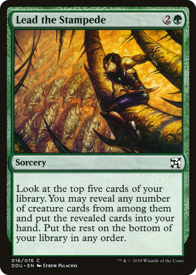 0016 Lead the Stampede C Duel Decks: Elves vs. Inventors