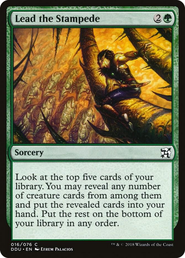 0016 Lead the Stampede C Duel Decks: Elves vs. Inventors