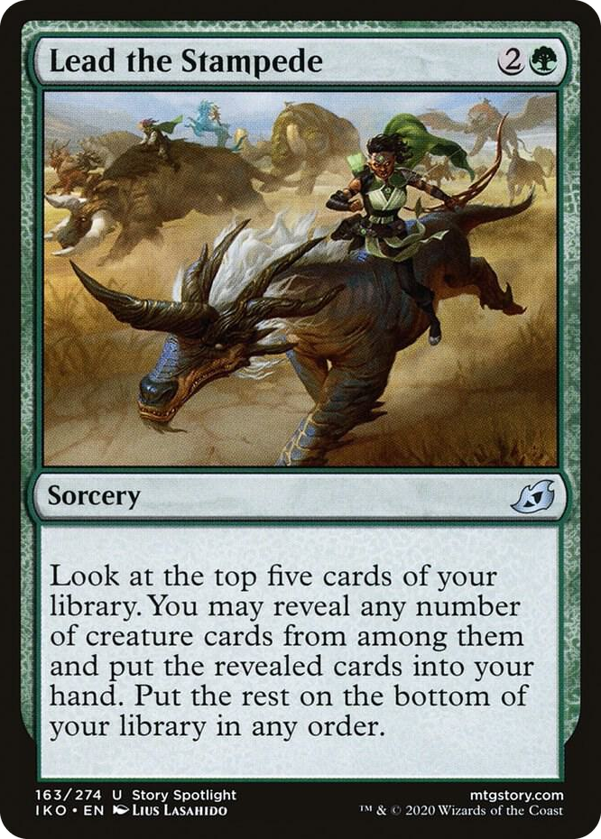 0163 Lead the Stampede U Lair of Behemoths