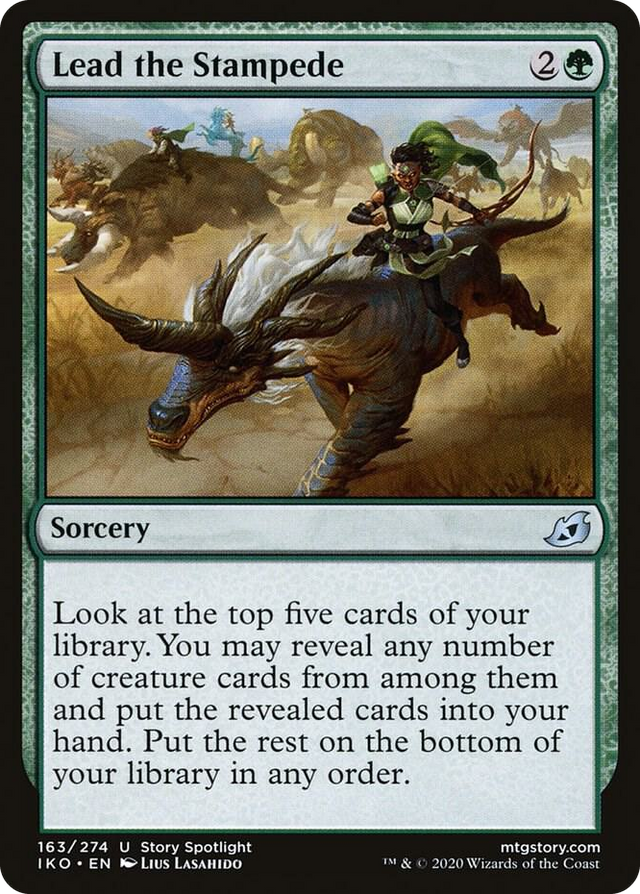 0163 Lead the Stampede U Lair of Behemoths