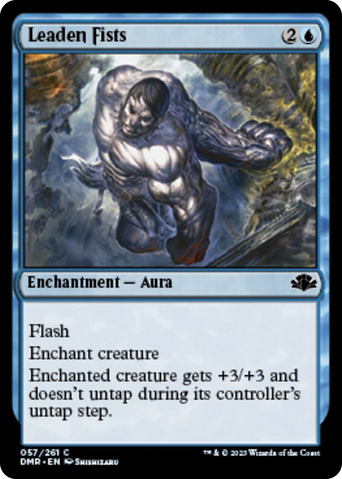 Leaden Fists #57 C - Dominaria Remastered Pokemon card