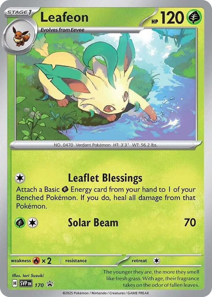 0170 Leafeon - 170 (Cosmos Holo) Promo Scarlet & Violet Promo Cards