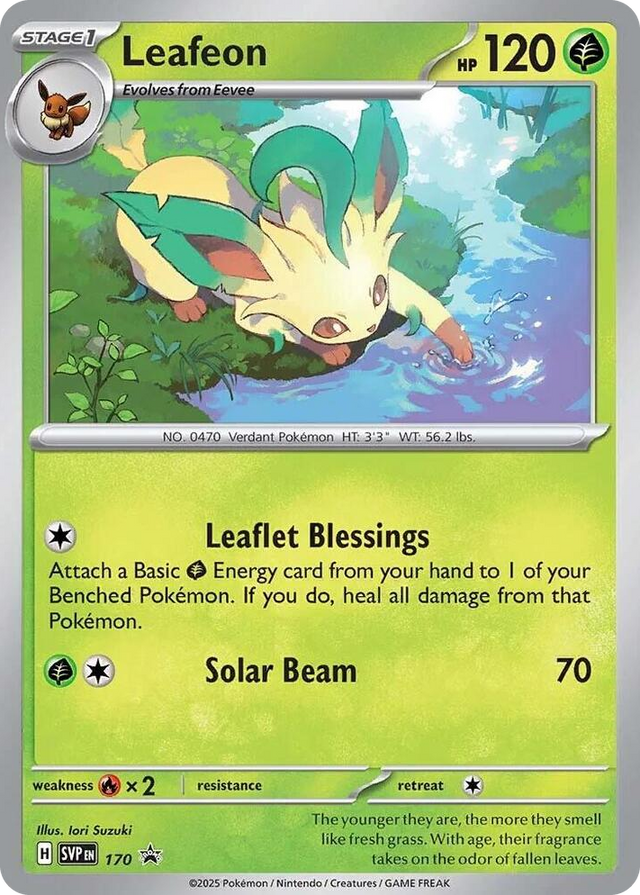 0170 Leafeon - 170 (Cosmos Holo) Promo Scarlet & Violet Promo Cards