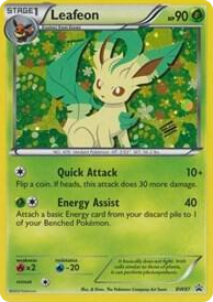 BW087 Leafeon - BW87 Promo Black and White Promos