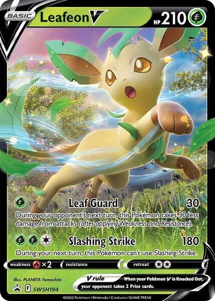 0194 Leafeon V - SWSH194 Promo Sword & Shield Promo Cards