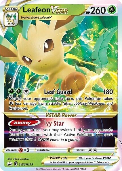 0195 Leafeon VSTAR - SWSH195 Promo Sword & Shield Promo Cards