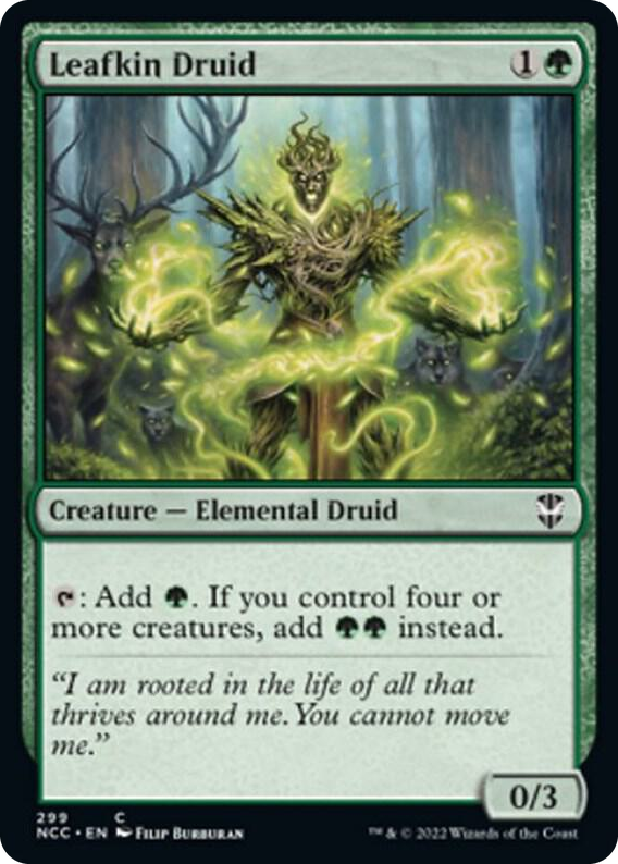 0299 Leafkin Druid C Commander: Streets of New Capenna