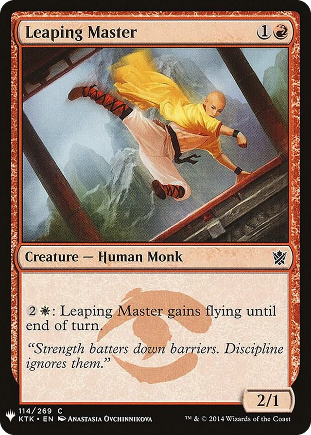 0114 Leaping Master C The List Reprints