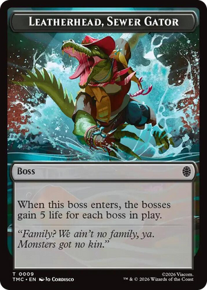 0009 Leatherhead, Sewer Gator T Commander: Teenage Mutant Ninja Turtles