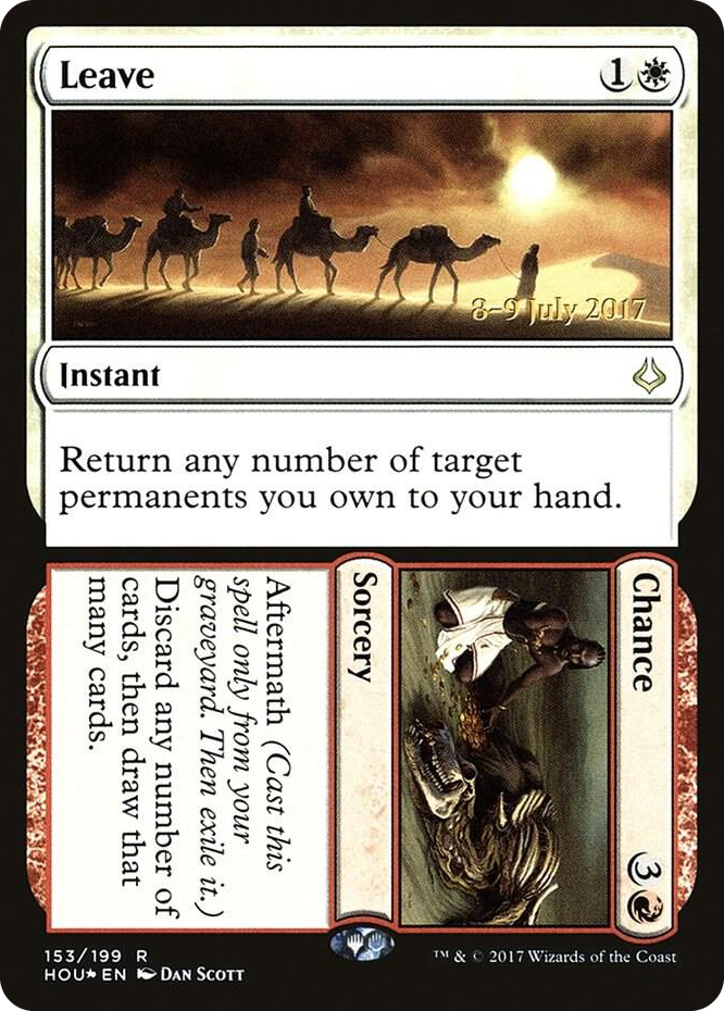 0153 Leave // Chance R Prerelease Cards