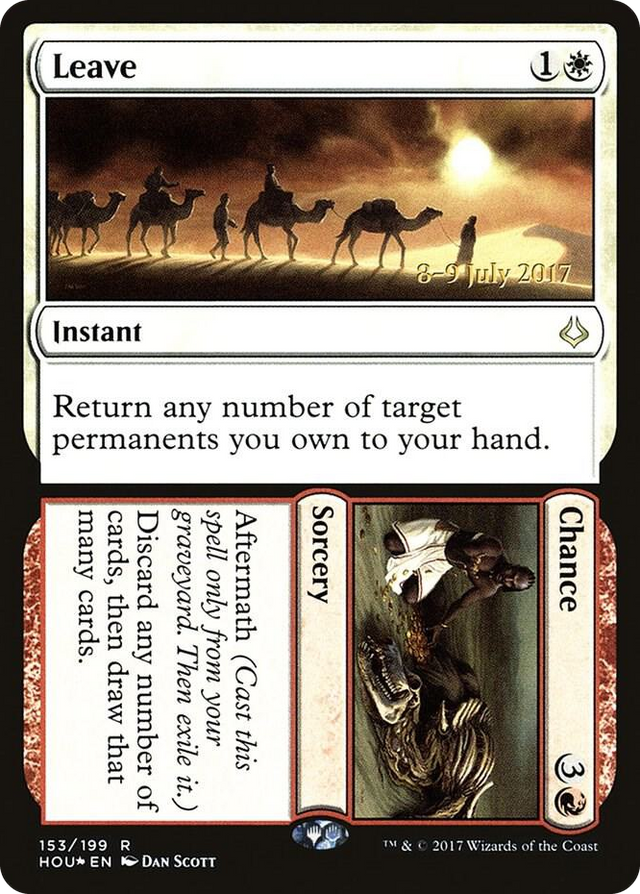 0153 Leave // Chance R Prerelease Cards